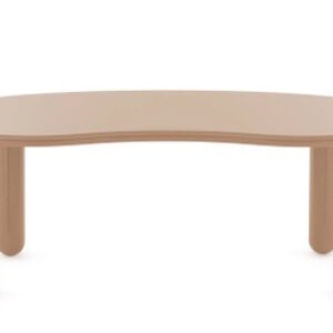 Masuta Kartell Undique Mas design Patricia Urquiola 119x59x44cm baza lemn top MDF pudra