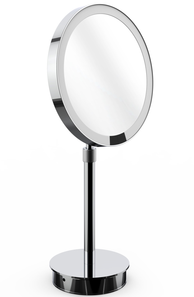 Oglinda cosmetica Decor Walther Round x5 21.5cm iluminare LED crom