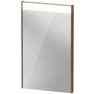 Oglinda cu iluminare LED Duravit Brioso 42x70cm 6W IP44 nuc inchis