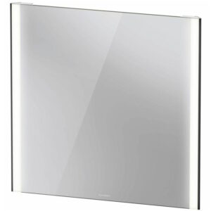 Oglinda cu iluminare LED Duravit XViu 82x80cm senzor IP44 negru mat