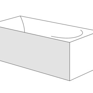 Panou frontal Radaway pentru cazi rectangulare 190cm h58cm