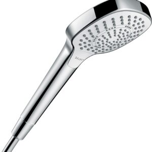 Para de dus Hansgrohe Croma Select E Multi cu trei tipuri de jet