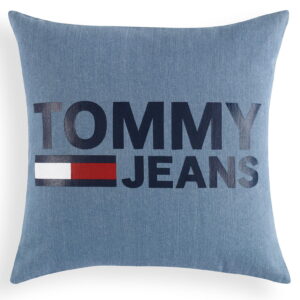 Perna decorativa Tommy Jeans TJ Logo 40x40cm albastru denim