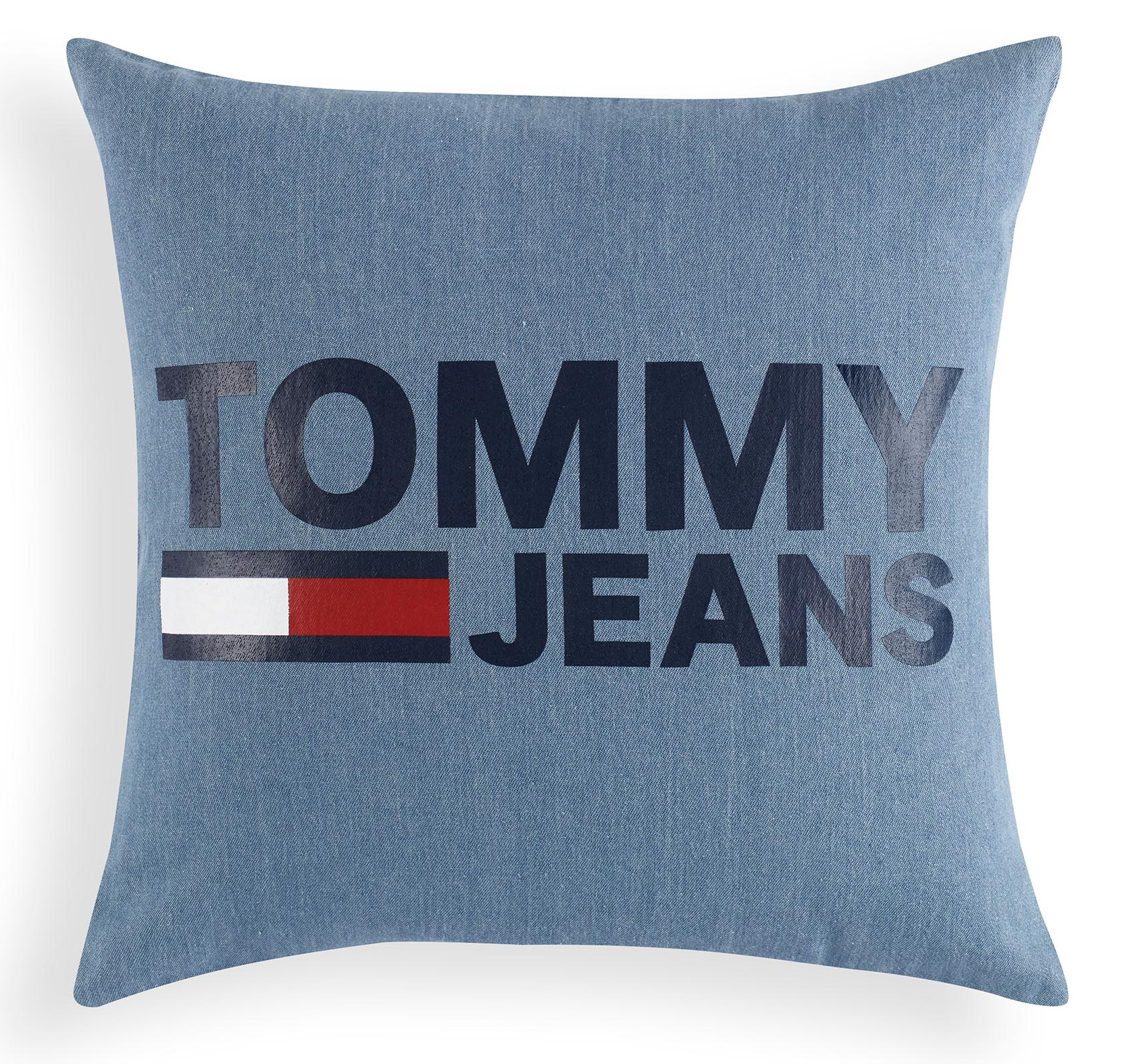 Perna decorativa Tommy Jeans TJ Logo 40x40cm albastru denim
