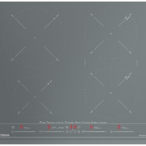 Plita inductie incorporabila Teka IZC 64630 cu 4 zone 60cm MultiSlider Touch Control Stone Grey