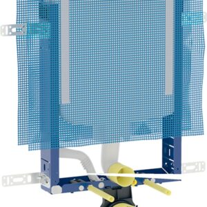 Rezervor incastrat Geberit Sigma de 8 cm grosime cu cadru Kombifix si actionare frontala H109 cm