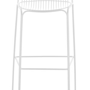 Scaun exterior Kartell Hiray design Ludovica & Roberto Palomba h 96cm alb