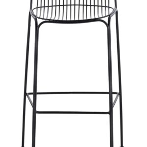 Scaun exterior Kartell Hiray design Ludovica & Roberto Palomba h 96cm negru