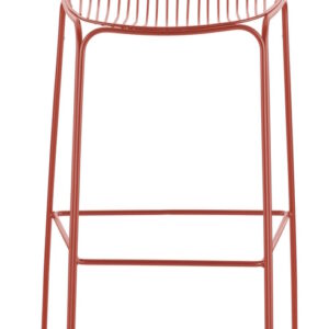 Scaun exterior Kartell Hiray design Ludovica & Roberto Palomba h 96cm ruginiu