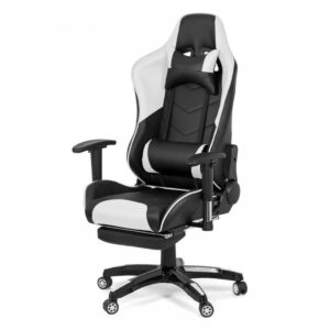 Scaun gaming recliner OFF 306 alb