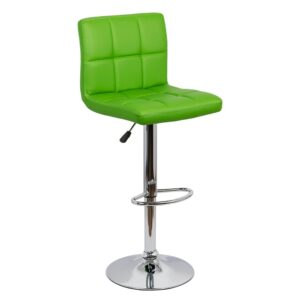 Scaune de bar modern rotativ ABS 191 verde