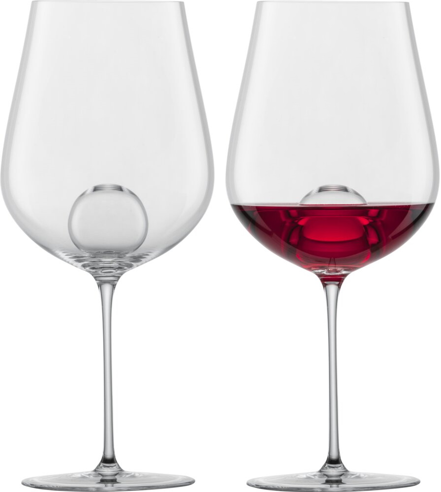 Set 2 pahare vin rosu Zwiesel Glas Air Sense design Bernadotte & Kylberg handmade 631ml