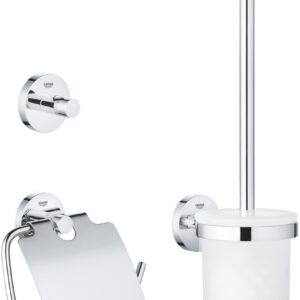 Set 3 accesorii baie Grohe Essentials City 3-in-1 crom