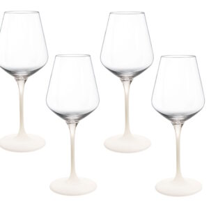 Set 4 pahare vin alb Villeroy & Boch Manufacture Rock Blanc  410 ml