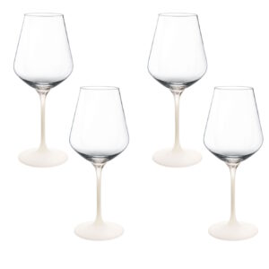 Set 4 pahare vin rosu Villeroy & Boch Manufacture Rock Blanc  490 ml