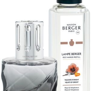 Set Berger lampa catalitica Spirale Noire cu parfum Velvet of Orient