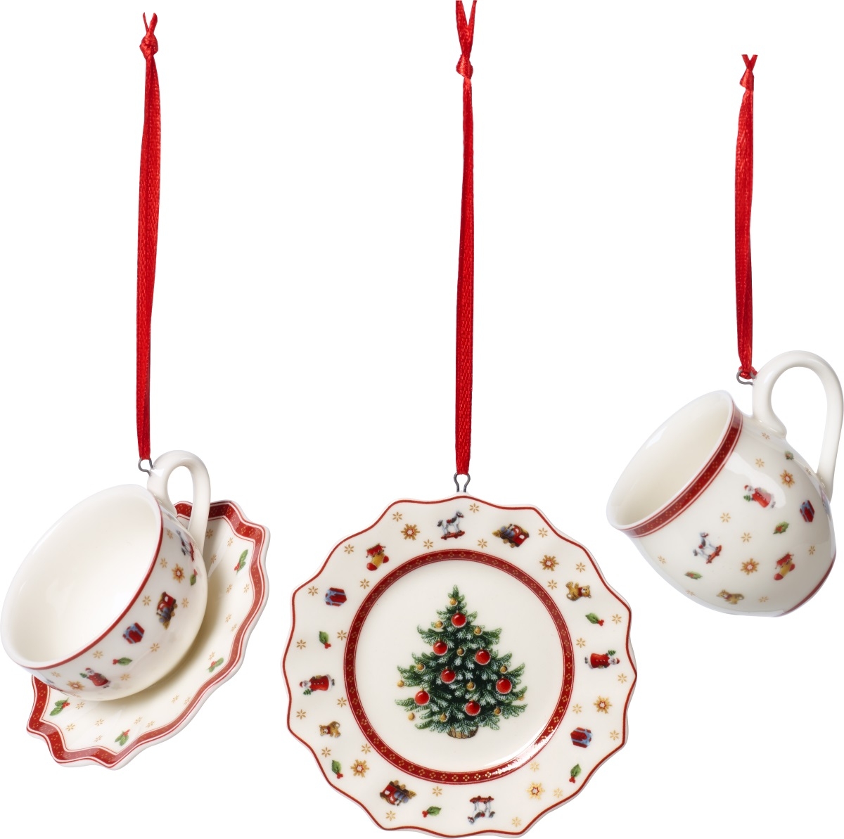 Set decoratiuni brad Villeroy & Boch Toy's Delight Decoration Tableware set 3 piese