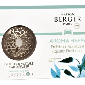 Set odorizant masina Berger Aroma Happy Fraicheur Aquatique + rezerva ceramica