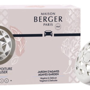 Set odorizant masina Berger Joy + rezerva ceramica Jardin d'Agaves