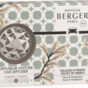 Set odorizant masina Maison Berger Adagio + rezerva ceramica Velvet of Orient