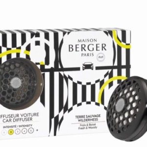 Set odorizant masina Maison Berger Illusion Noir + rezerva ceramica Terre Sauvage