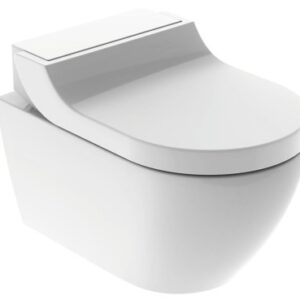 Set vas WC suspendat Geberit AquaClean Tuma Classic capac inchidere lenta functie bideu electric