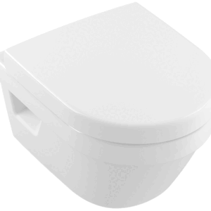 Set vas WC suspendat Villeroy & Boch Arhitectura Compact cu capac inchidere lenta