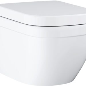 Set vas wc suspendat Grohe Euro Ceramic Rimless si capac cu inchidere lenta alb