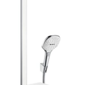 Showerpipe Hansgrohe Select E 300 2jet cu baterie Shower Tablet 300 alb-crom