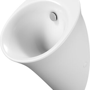 Urinal Duravit White Tulip Rimless 32x34cm alb