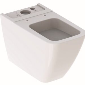 Vas WC Geberit iCon Square 63.5cm back-to-wall pentru rezervor aparent alb