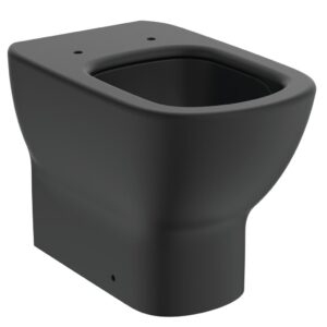 Vas WC Ideal Standard Tesi AquaBlade back-to-wall pentru rezervor ingropat negru mat