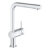 Baterie bucatarie Grohe Minta cu dus extractibil dual spray pipa L levier scurt crom