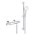 Baterie dus termostatata Grohe Grohtherm 1000 cu set de dus Tempesta Cube crom