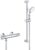 Baterie dus termostatata Grohe Precision Flow cu set de dus cu bara 620mm crom