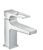 Baterie lavoar Hansgrohe Metropol 100 ventil push-open cu levier decupat pipa 127 mm