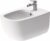 Bideu suspendat Duravit Aurena 57×36.5cm HygieneGlaze Plus alb mat