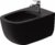 Bideu suspendat Duravit Aurena 57×36.5cm HygieneGlaze Plus negru mat