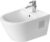 Bideu suspendat Duravit D-Neo 37x54cm WonderGliss alb