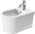 Bideu suspendat Duravit White Tulip 37x54cm ventil ceramic alb