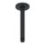 Brat de dus Duravit Shower Round 20cm cu montaj in tavan negru mat