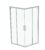 Cabina de dus patrata Ideal Standard Connect 2 90x90cm cu usi culisante sticla 6mm tratata IdealClean