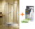 Cabina de dus patrata Radaway Premium C900 90x90cm complet echipata cu cadita Tinos C Compact si sifon + cadou solutie EasyClean Protector