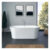 Cada freestanding Duravit DuraSenja 150x75cm alb