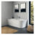 Cada freestanding Duravit DuraSenja 150x75cm de colt orientare stanga alb