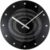 Ceas de perete NeXtime Concentric 35cm negru