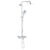 Coloana de dus Grohe Rainshower System 210 cu baterie termostatata 101cm crom