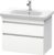 Dulap baza Duravit DuraStyle 73×44.8cm 2 sertare cu inchidere lenta alb mat