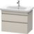 Dulap baza Duravit DuraStyle 73×44.8cm 2 sertare cu inchidere lenta taupe mat