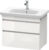 Dulap baza Duravit DuraStyle cu doua sertare 73×44.8cm alb lucios